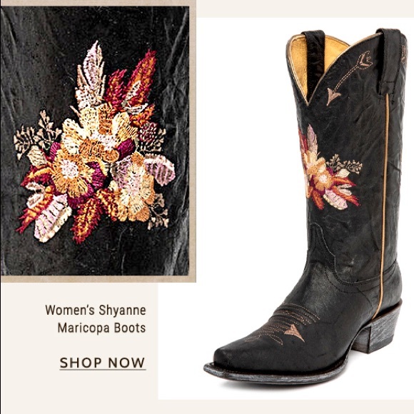 Shyanne Shoes - Shyanne Women’s Mariposa Black Western Cowgirl Boots Size 8.5